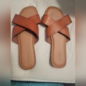 Brown Flat Sandals